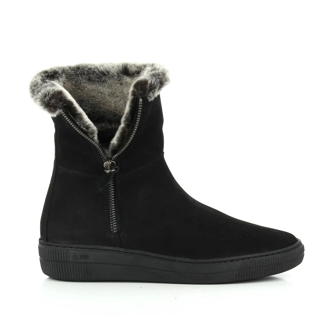 24 Hrs 24238 Black Ankle Boots