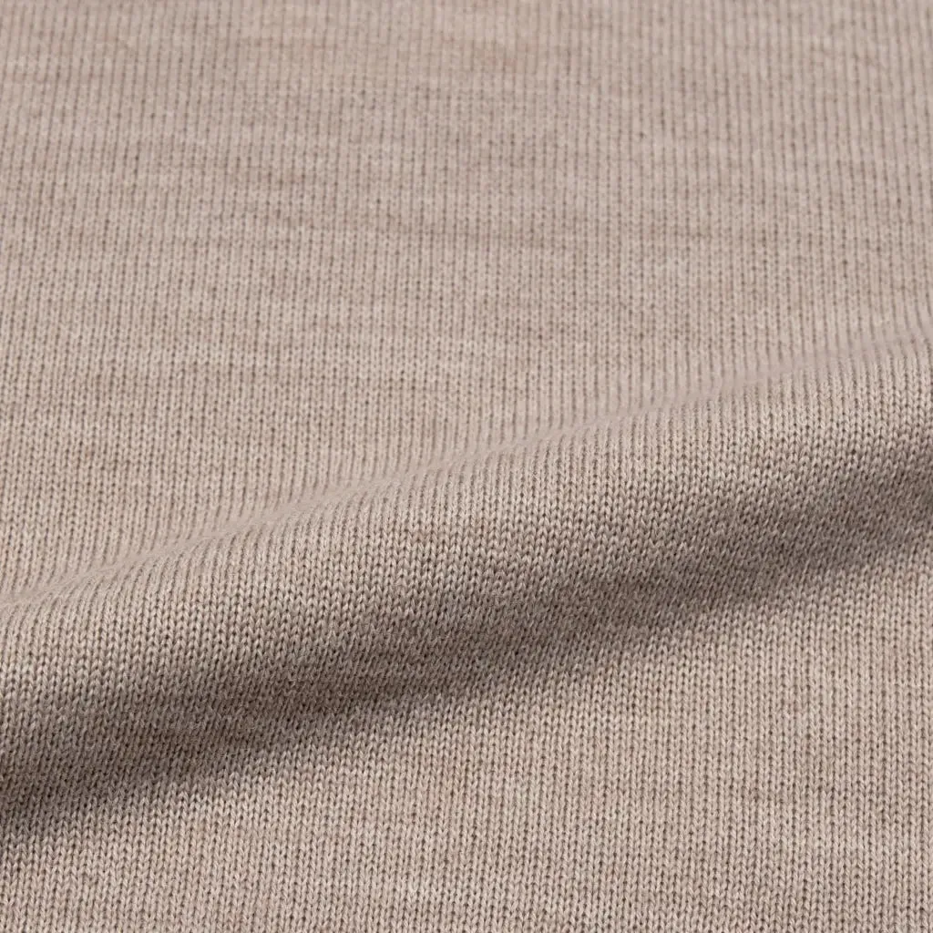 2Blind2C Tan Merino Wool Crewneck Sweater