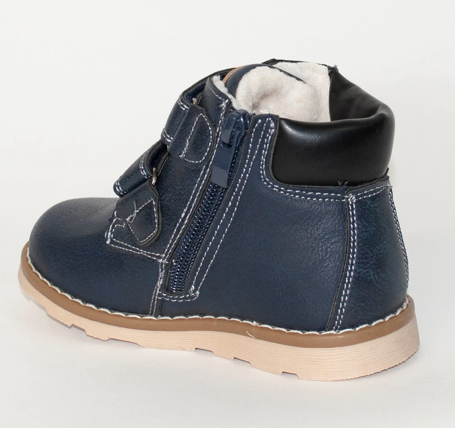 AC Boys' Navy Blue Insulated Boots | 903/21-DB