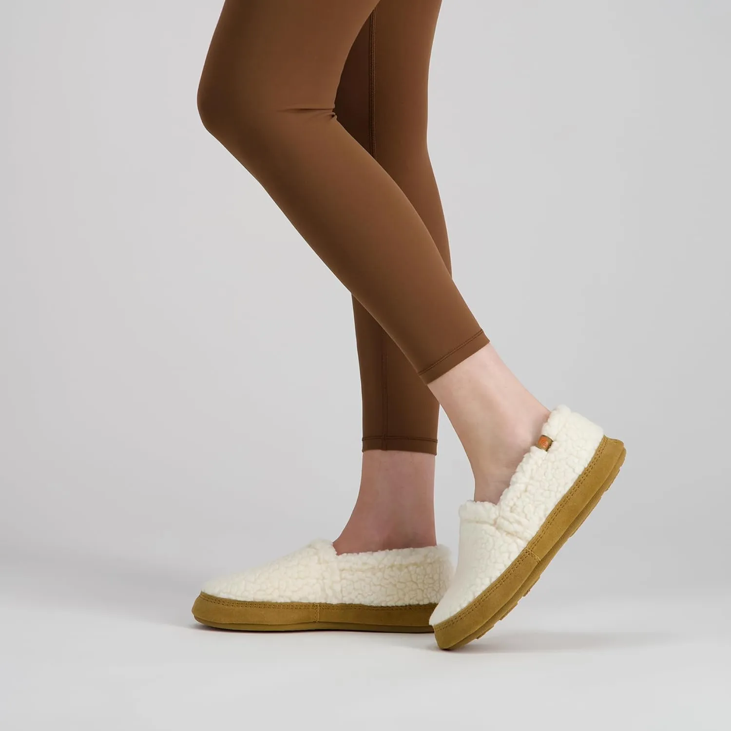 Acorn Women??s Moc Slippers with Comfortable Cloud-Like Feel, Soft and Cozy Uppers and Non-Slip Sole