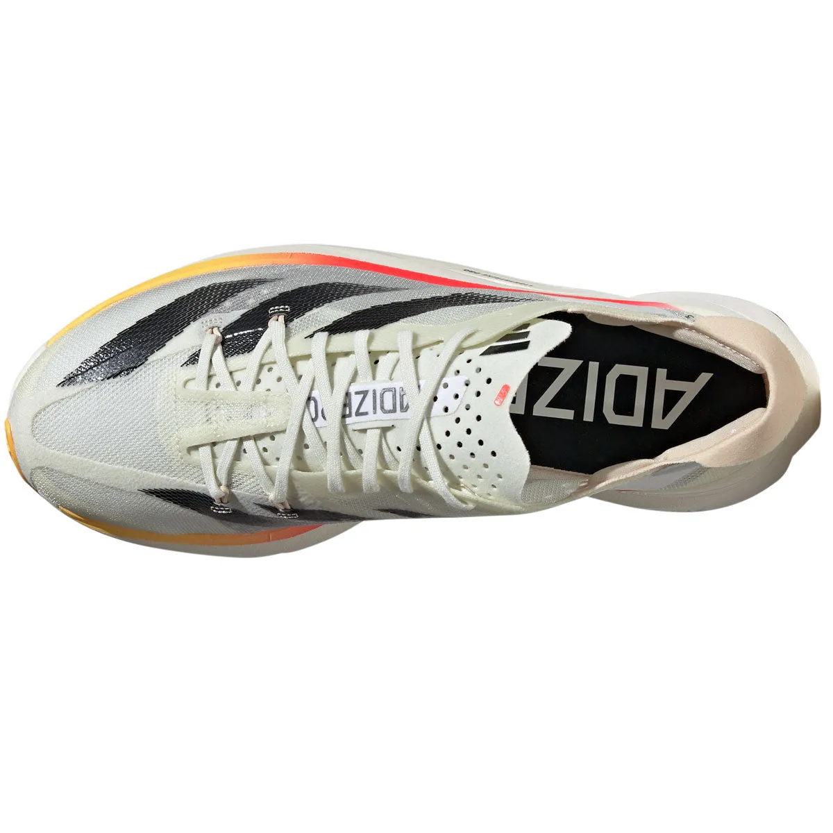 adidas Adizero Adios Pro 3 Running Shoes - Mens - Ivory/Black/Crystal Sand