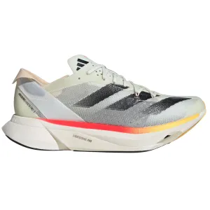 adidas Adizero Adios Pro 3 Running Shoes - Mens - Ivory/Black/Crystal Sand