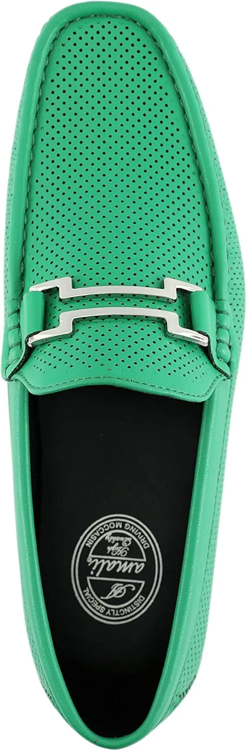 Amali Slip-On Loafer Matching Color Bit, Comfortable Driving Moccasins Shoes for Men