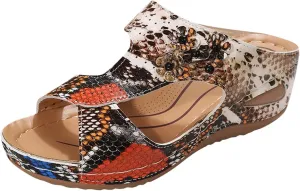 AMDBEL Orthopedic Sandals for Women Arch Support, Sandals Women Comfortable Women Comfortable Sandals Orthotic Walking Sandals Orthopedic Arch Support Sandals Summer Sandals for Women Casual Slides