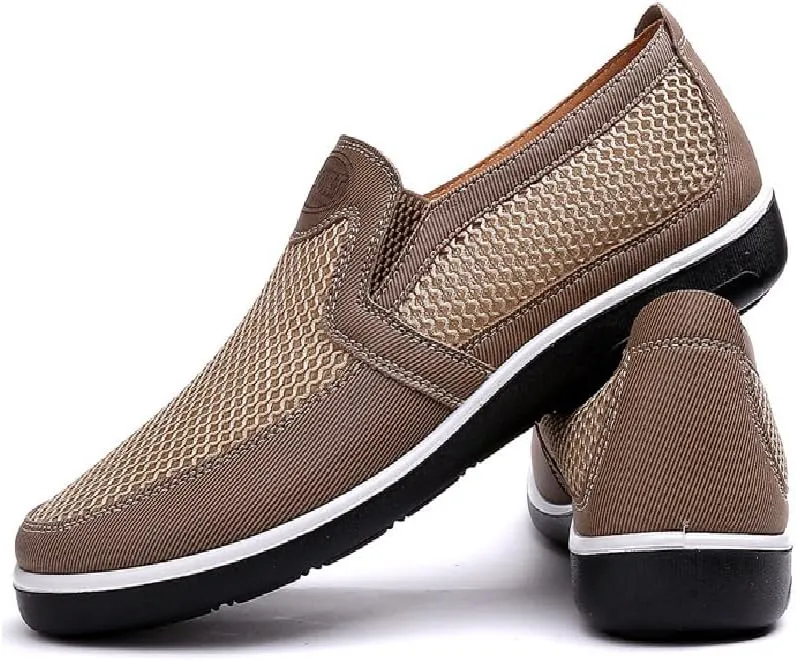 Asifn Mens Casual Mesh Loafers Summer Breathable Walking Shoes Comfortable Lightweight Driving Shoes Travelling Fashion Shoes