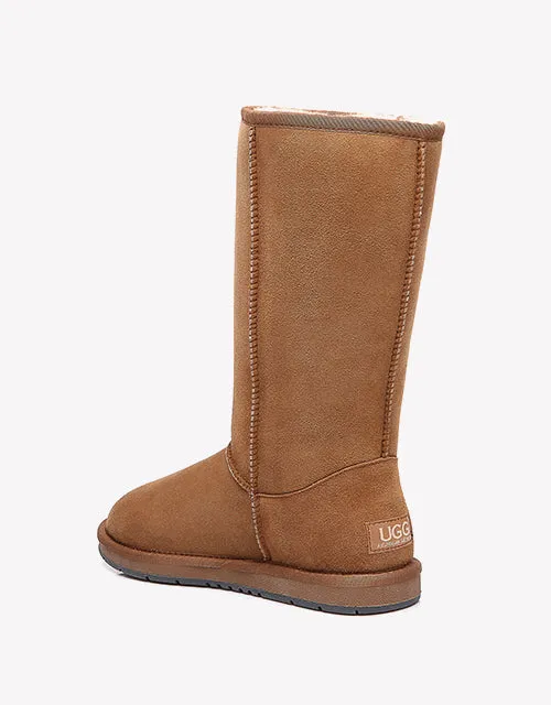 Australian Shepherd UGG Boots Australia Premium Double Face Sheepskin Tall Side Zip