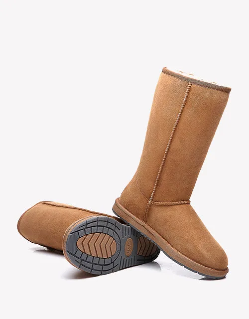 Australian Shepherd UGG Boots Australia Premium Double Face Sheepskin Tall Side Zip