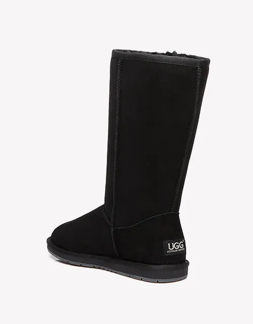 Australian Shepherd UGG Boots Australia Premium Double Face Sheepskin Tall Side Zip
