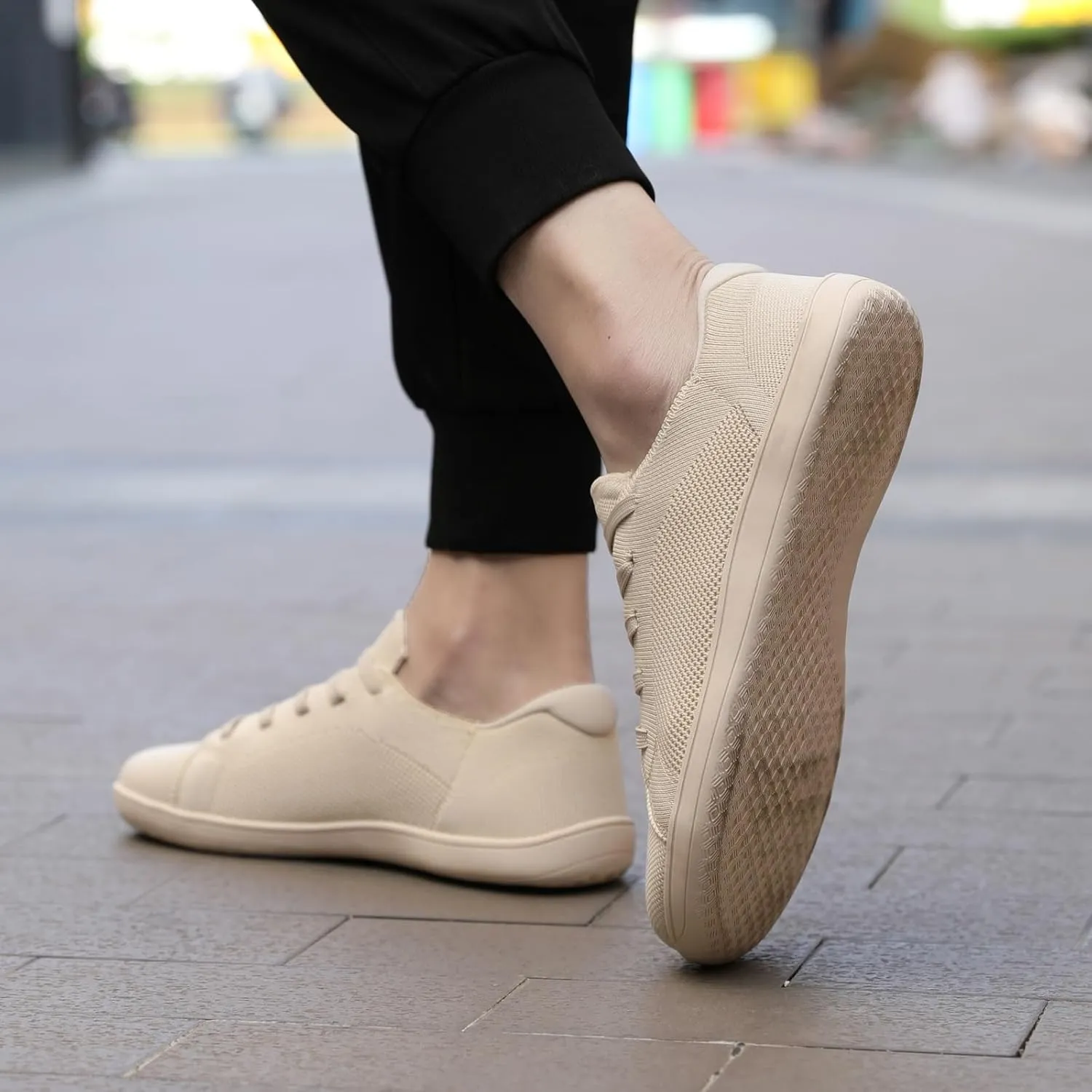 Barefoot Minimalist Shoes for Women Men Mesh Casual Fashion Sneakers Non Slip Wide Toe Box Zero Drop Soft Sole Shoes Lightweight Breathable Shoe for Outdoor Walking Running Driving