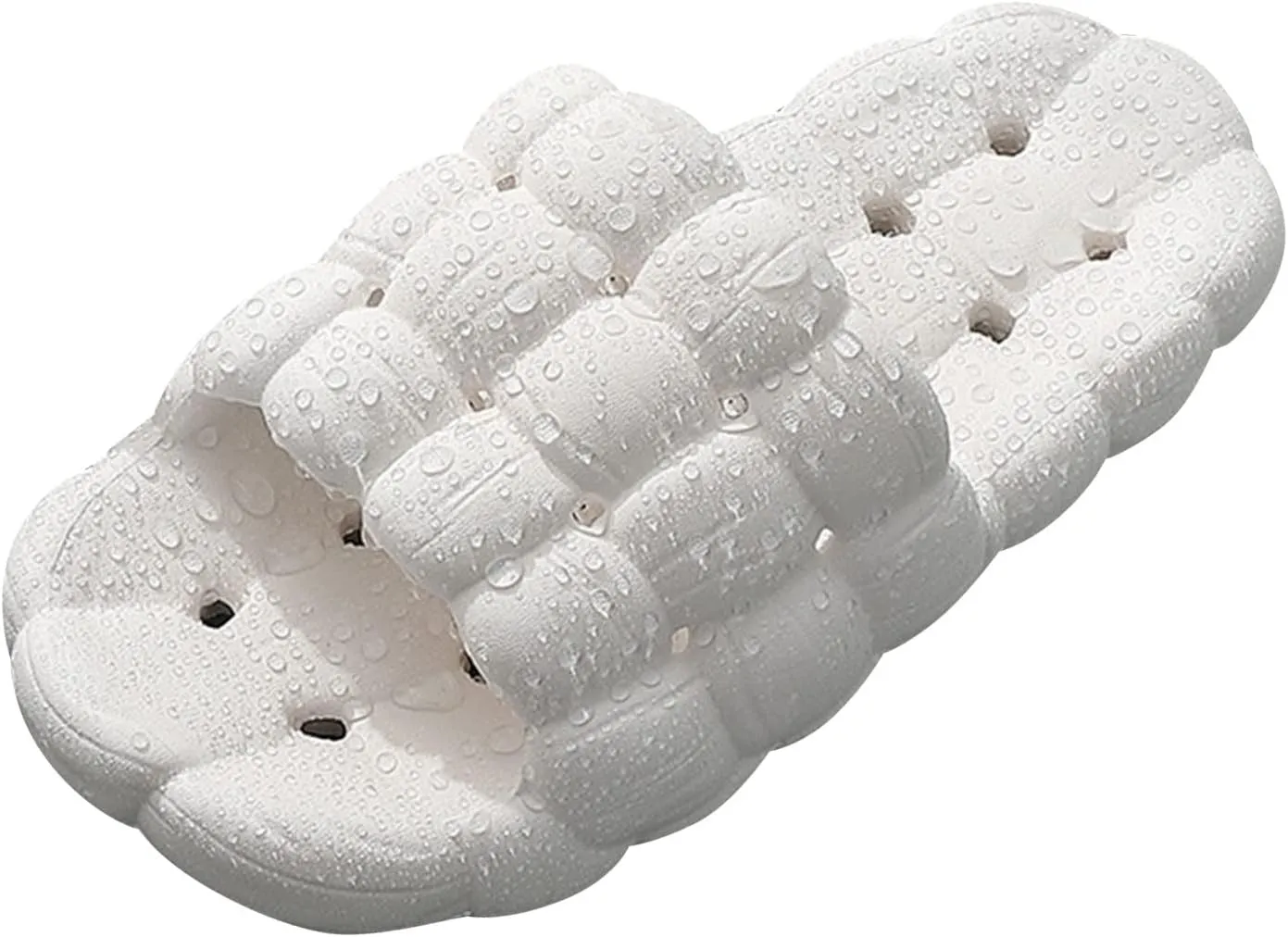Bath Slippers Non Slip Indoor Home Bedroom Pool Slides Non Slip Summer Bathroom Indoor House Slippers with Drain Holes