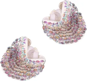 Beaupretty 1Pair Professional Ballet Shoes for with Toe Protector Durable Half Sole Dancing Shoes for Gymnastics Yoga and Performance Multi