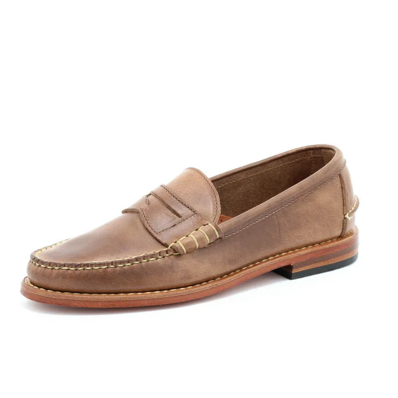 Beefroll Penny Loafers - Natural