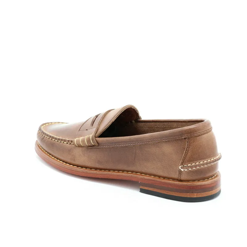 Beefroll Penny Loafers - Natural