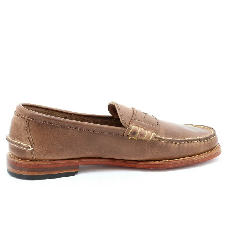 Beefroll Penny Loafers - Natural