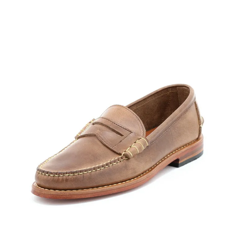 Beefroll Penny Loafers - Natural
