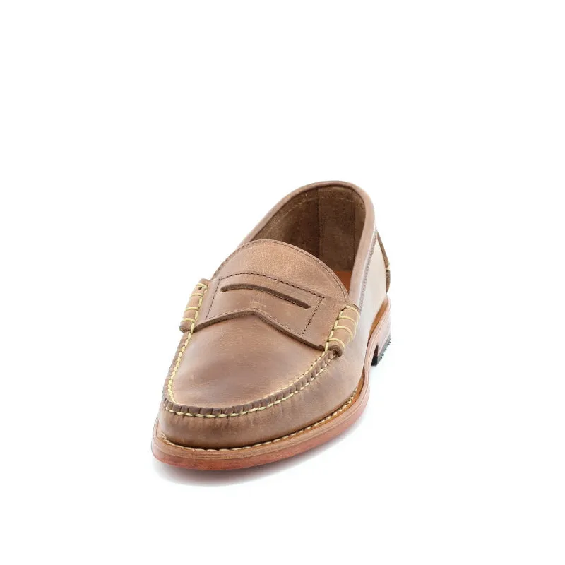 Beefroll Penny Loafers - Natural