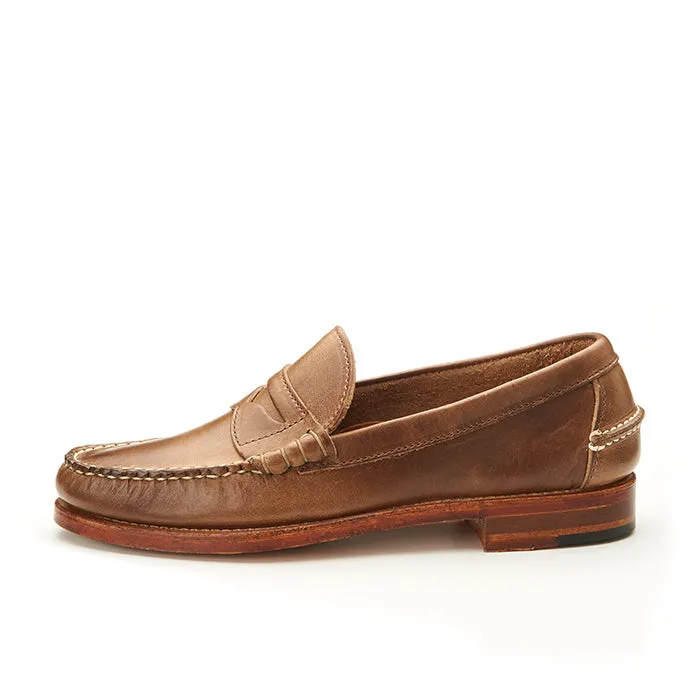 Beefroll Penny Loafers - Natural