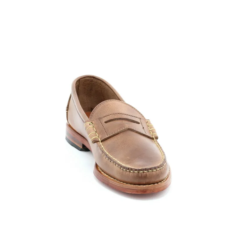 Beefroll Penny Loafers - Natural