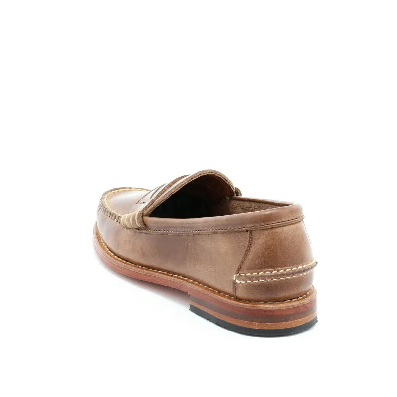 Beefroll Penny Loafers - Natural