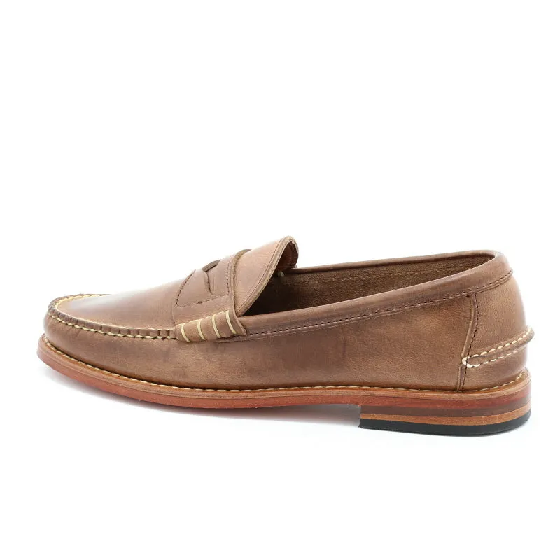 Beefroll Penny Loafers - Natural