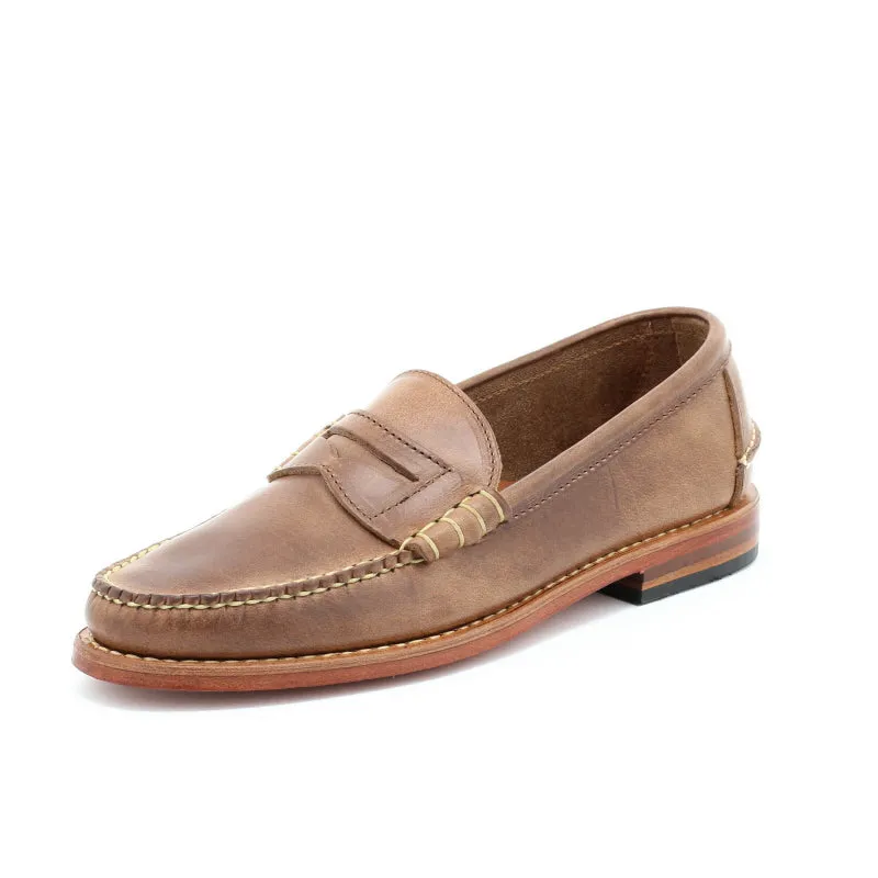Beefroll Penny Loafers - Natural