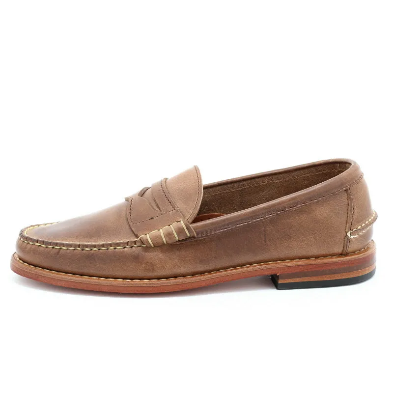 Beefroll Penny Loafers - Natural