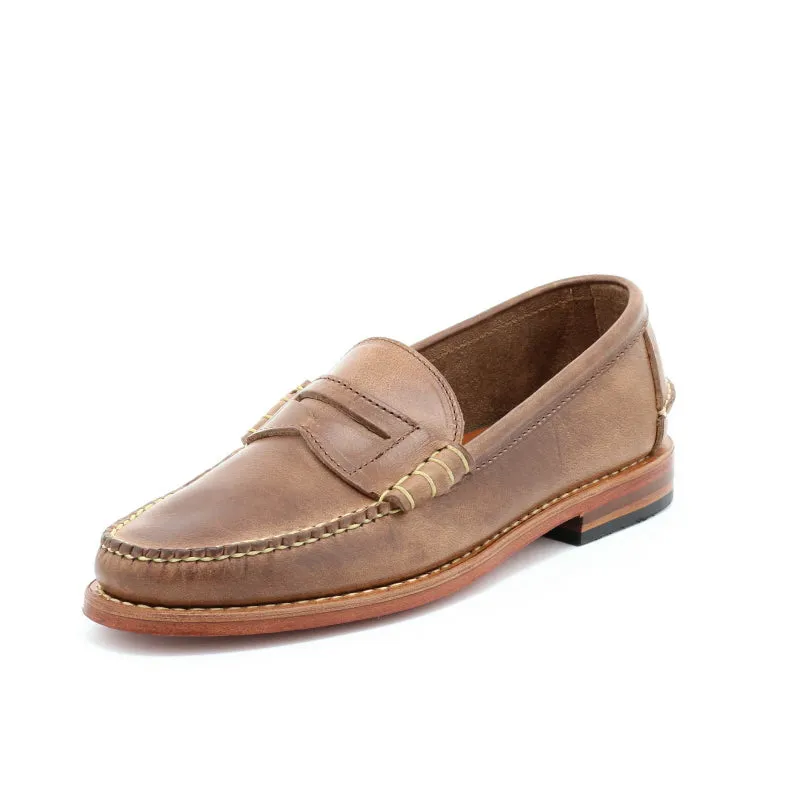 Beefroll Penny Loafers - Natural