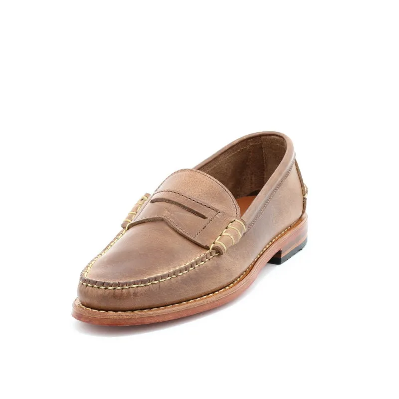Beefroll Penny Loafers - Natural
