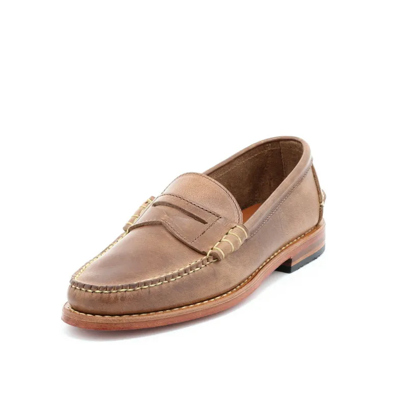 Beefroll Penny Loafers - Natural