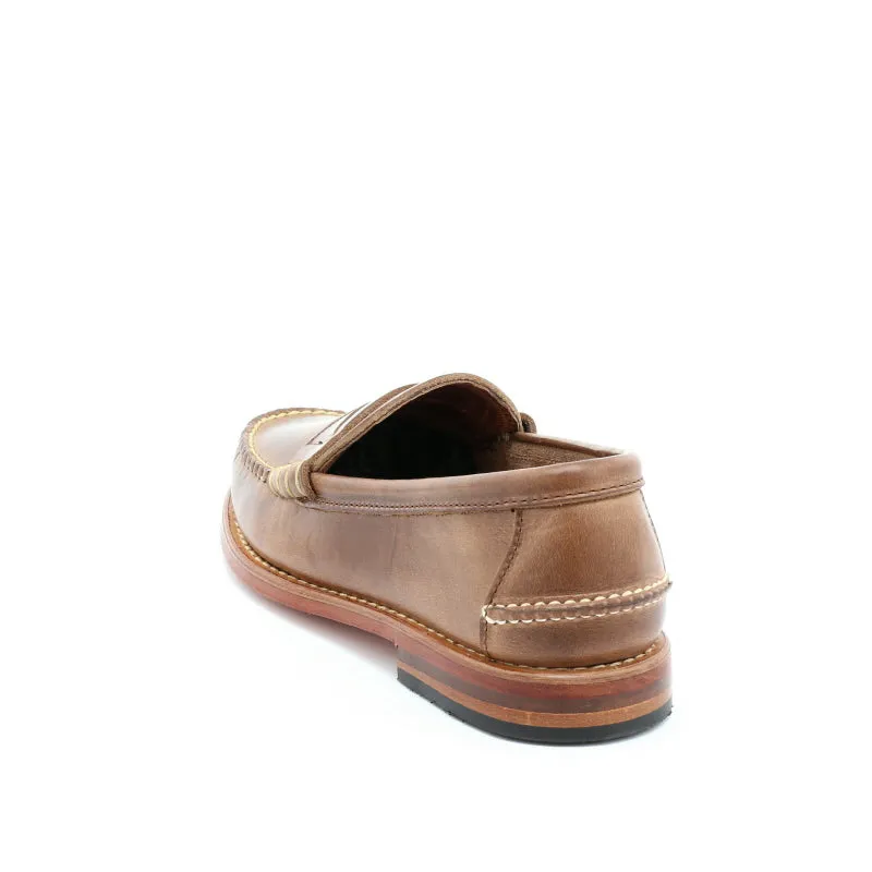 Beefroll Penny Loafers - Natural