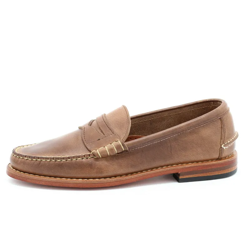 Beefroll Penny Loafers - Natural