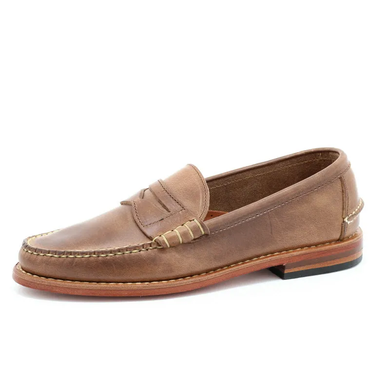 Beefroll Penny Loafers - Natural