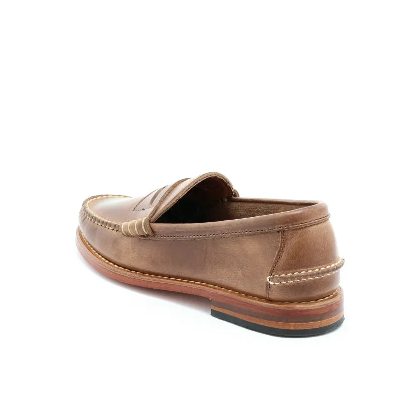 Beefroll Penny Loafers - Natural