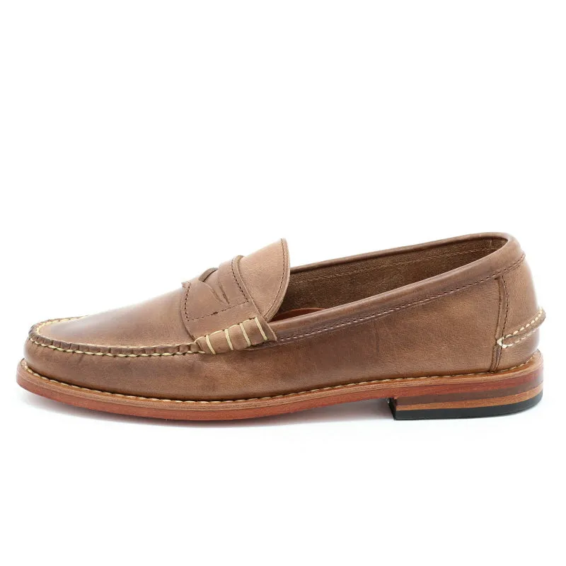 Beefroll Penny Loafers - Natural