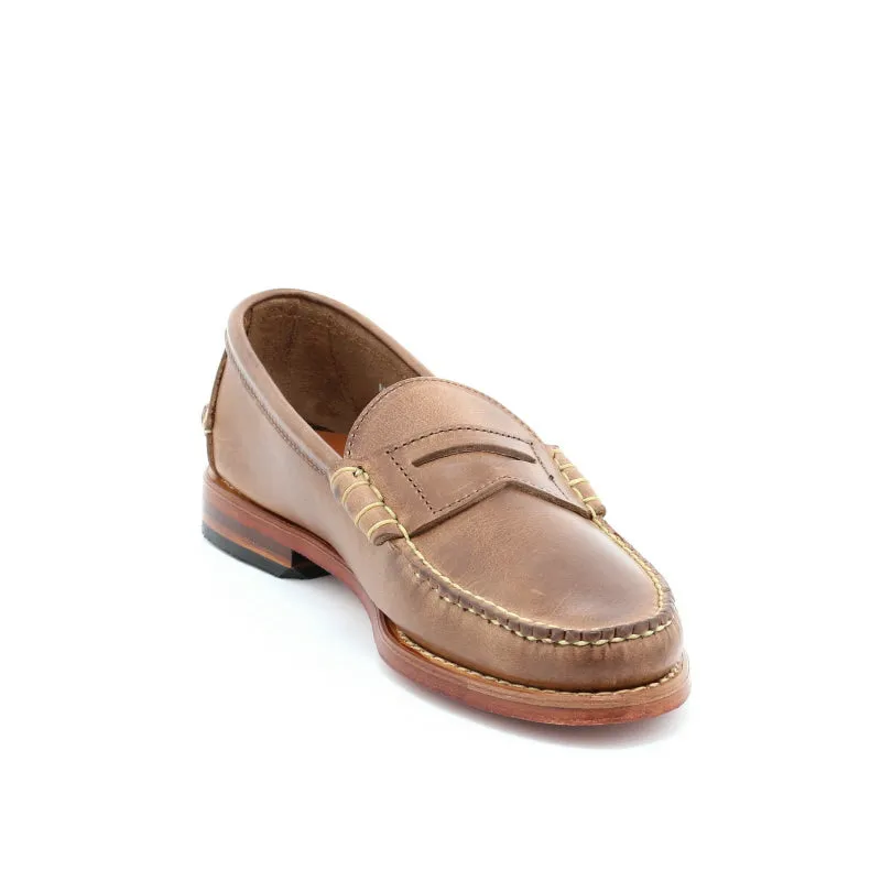 Beefroll Penny Loafers - Natural