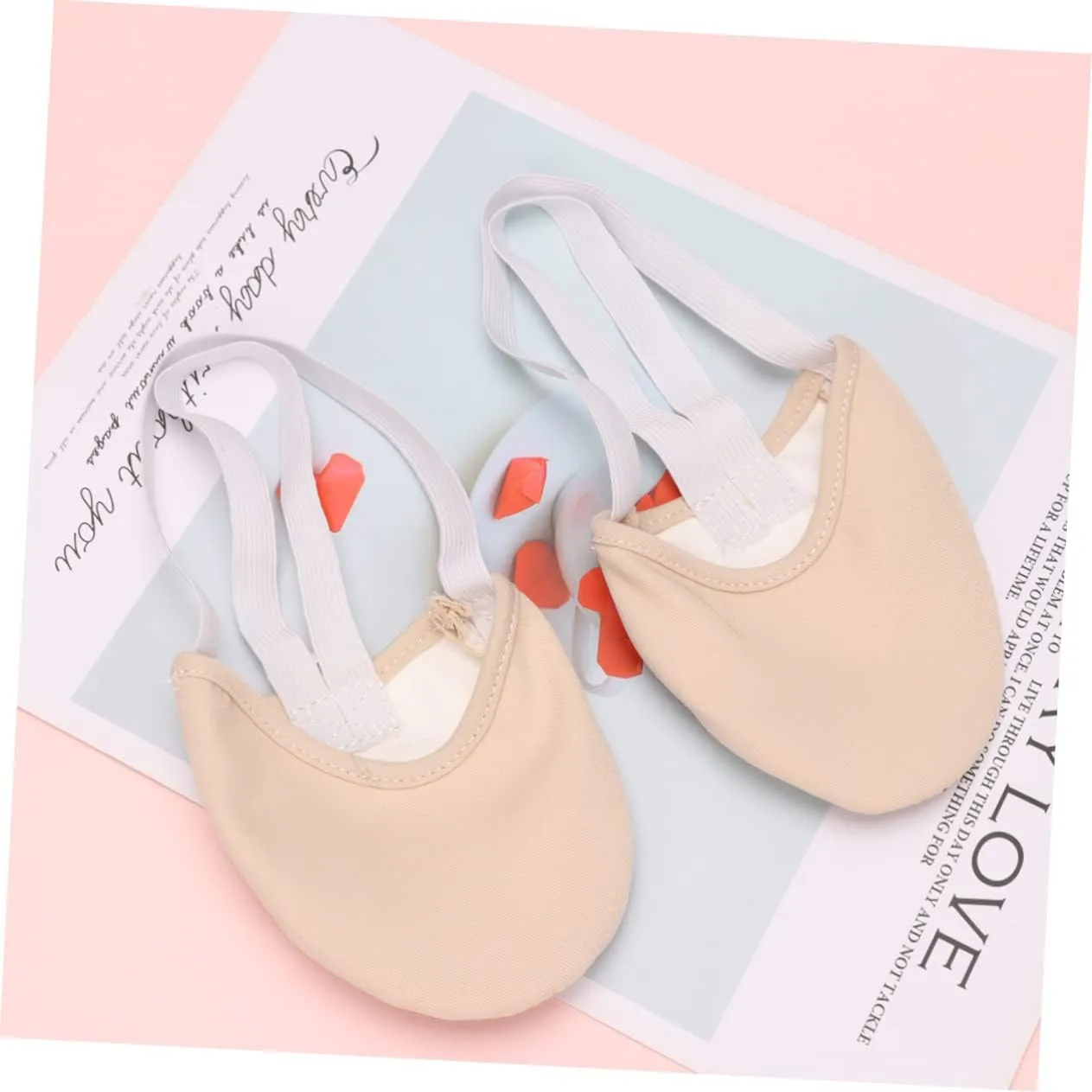 BESTYASH Size Half Sole Dance Shoes Women's Ballet Shoes Lightweight Sole Protector for Yoga Folk Modern Ballroom Jazzze