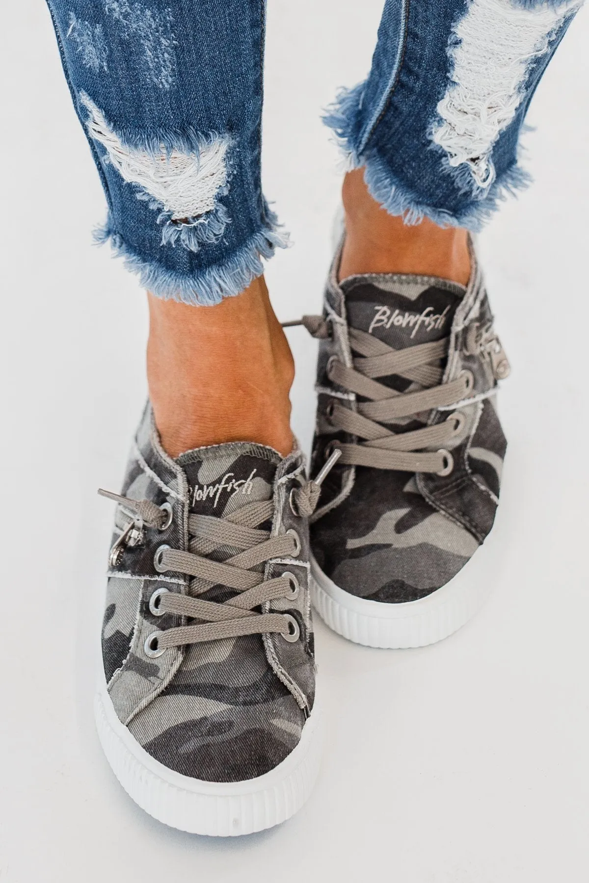 Blowfish Fruit Sneakers- Earth Camo