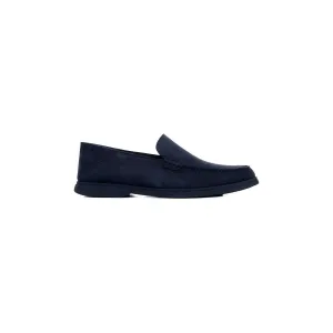 BOSS NUBUCK MOCCASINS WITH EMBOSSED LOGO AND APRON TOE