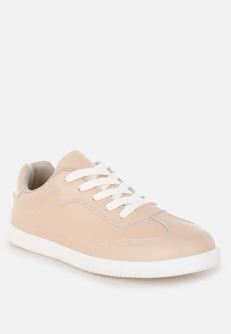 Bostonia Real Leather Casual Sneakers