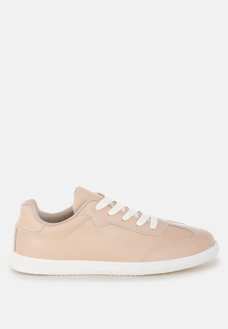 Bostonia Real Leather Casual Sneakers