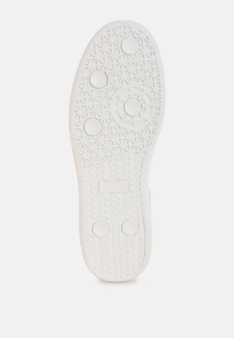 Bostonia Real Leather Casual Sneakers