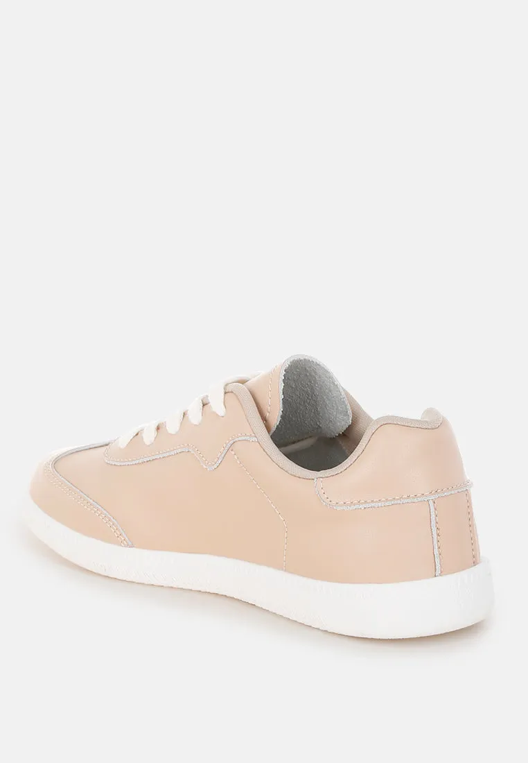 Bostonia Real Leather Casual Sneakers