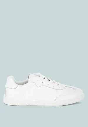 Bostonia Real Leather Casual Sneakers