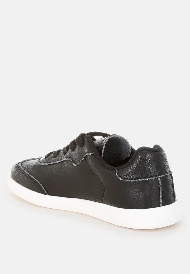 Bostonia Real Leather Casual Sneakers