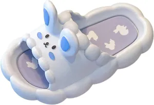 Boys Girls Cartoon Cloud Slippers Toddlers Cute Open Toe Shower Sandals Anti Slip Home Bathing Beach Pool Shoes
