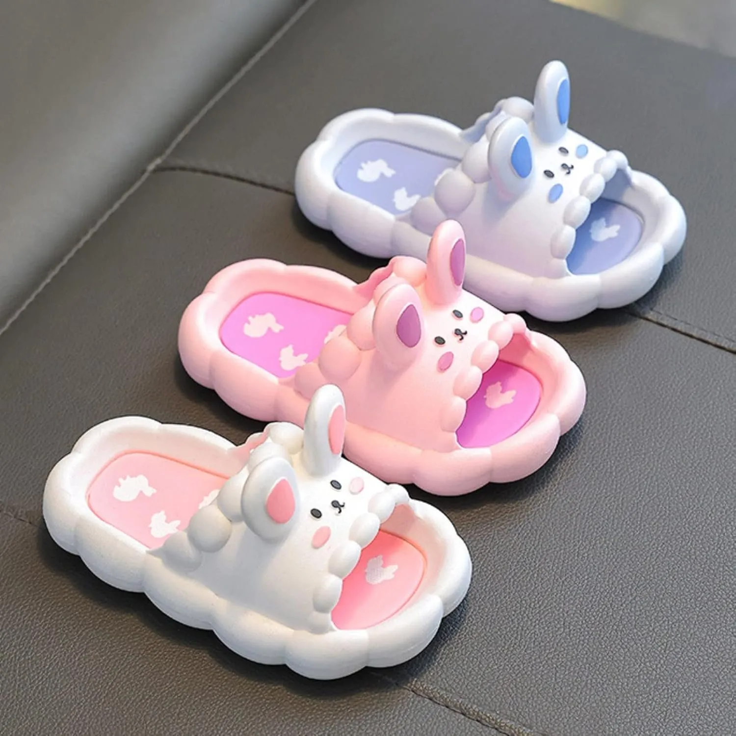 Boys Girls Cartoon Cloud Slippers Toddlers Cute Open Toe Shower Sandals Anti Slip Home Bathing Beach Pool Shoes