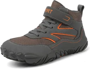 Boys Hiking Boots Outdoor High Top Boys Girls Outdoor Walking Climbing Sneaker Comfortable Adventure Trekking Shoes