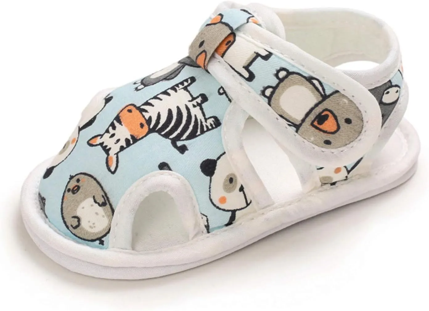 Boys Tennis Shoes Big Kids Toddler Walking Shoes Cartoon Baby Cotton Boys Cute First Toddler Girl Sandals