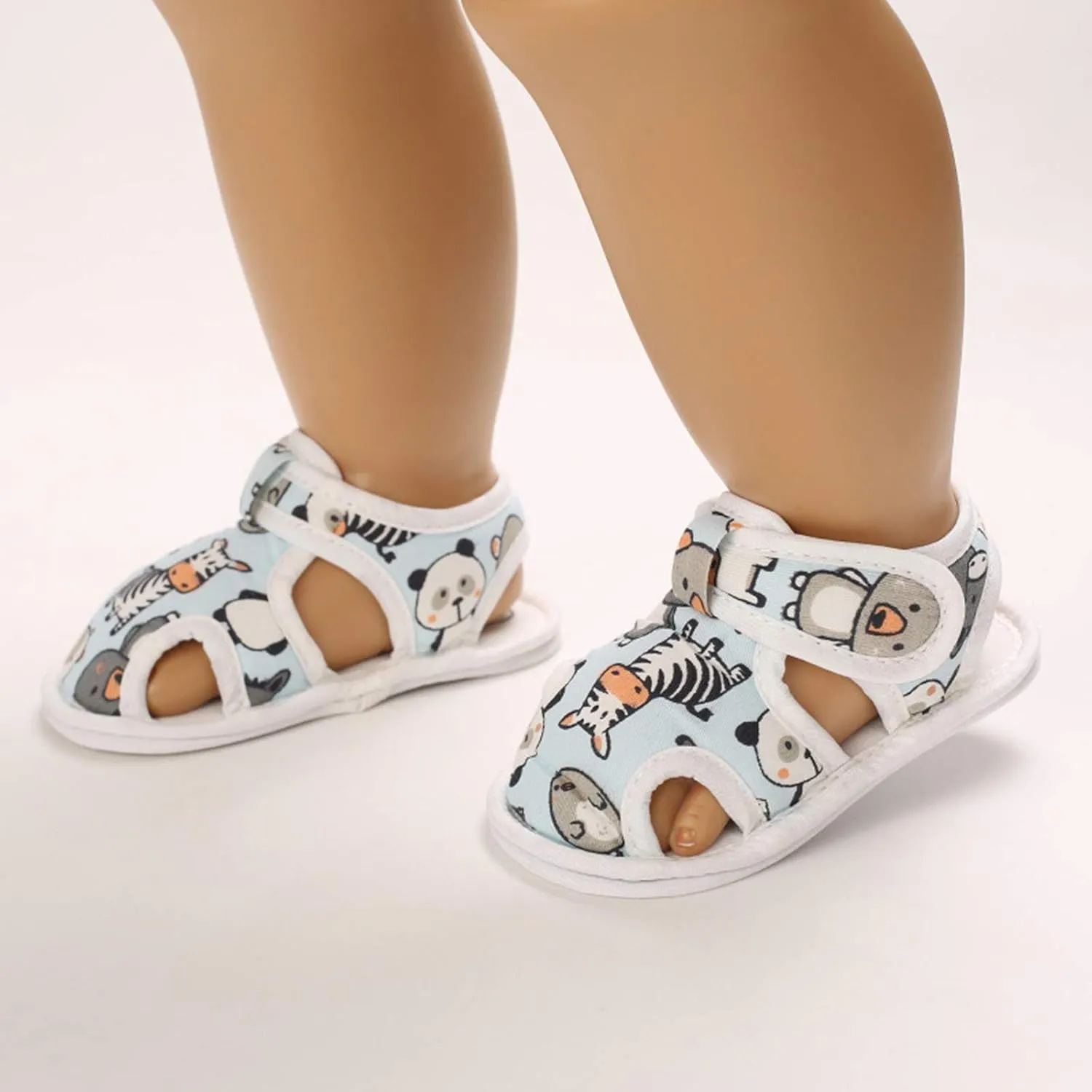 Boys Tennis Shoes Big Kids Toddler Walking Shoes Cartoon Baby Cotton Boys Cute First Toddler Girl Sandals
