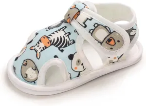 Boys Tennis Shoes Big Kids Toddler Walking Shoes Cartoon Baby Cotton Boys Cute First Toddler Girl Sandals